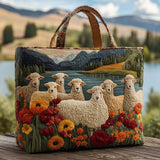 Bolso Hecho a Mano Oveja en el Lago