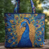Bolso Hecho a Mano con Pavo Real