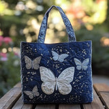 Bolso Hecho a Mano con Mariposa de Plata