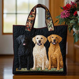 Bolso Hecho a Mano con Tres Labradores