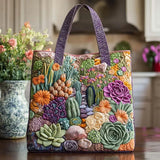 Bolso Hecho a Mano con Suculentas