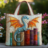 Bolso Tote acolchado Esmeralda Guardián de Libros