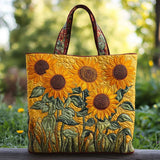 Bolso Clásico con Girasoles