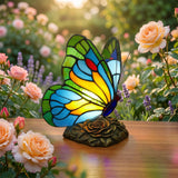 Lámpara de Mariposa Azul Esculpida